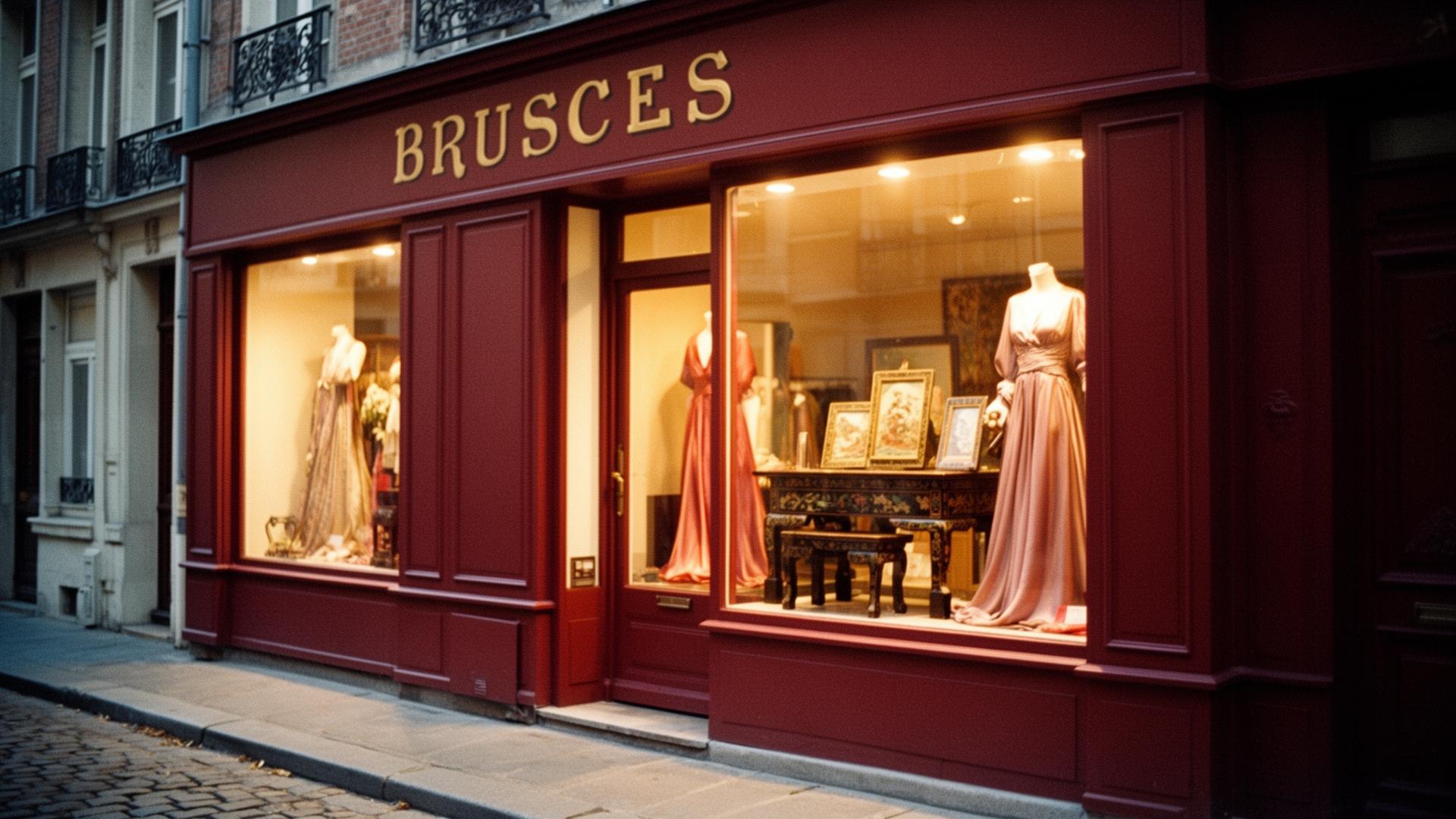 La façade de la boutique